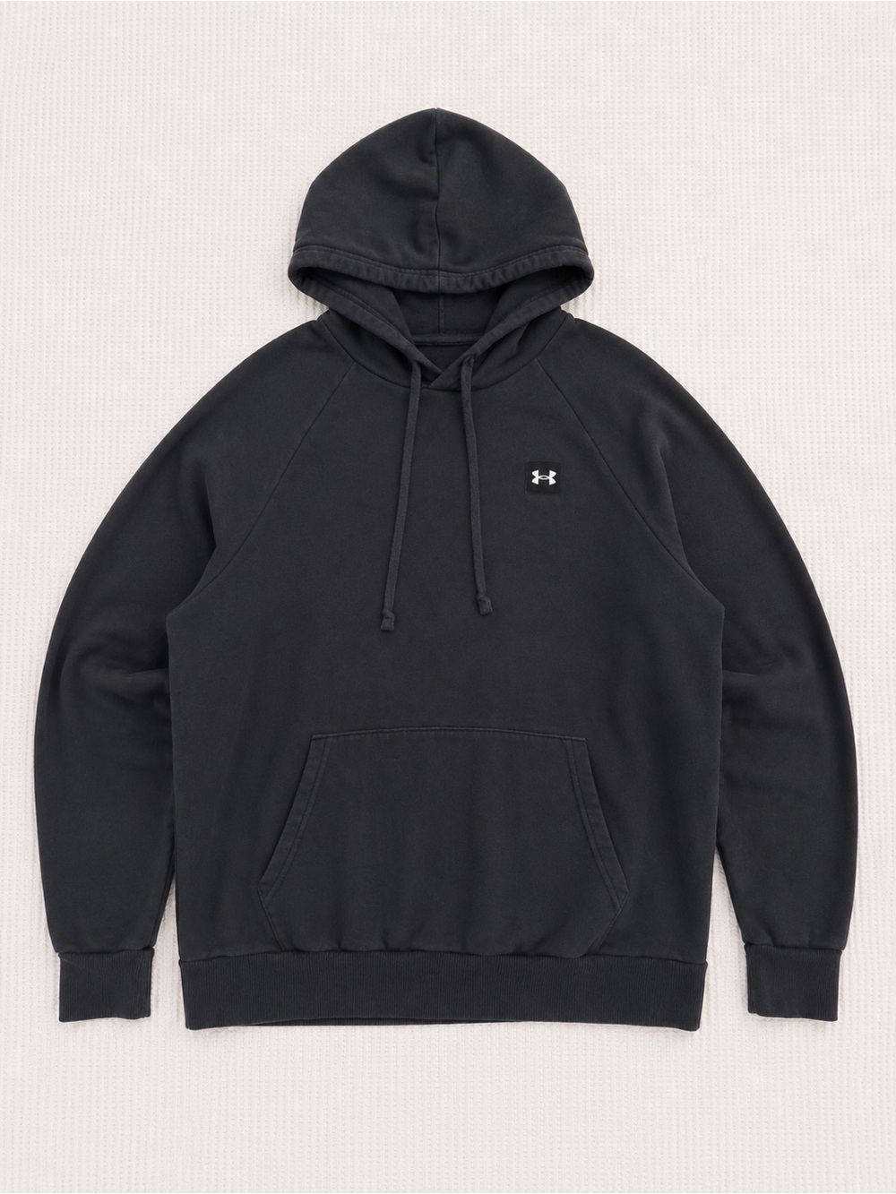 Under Armour Men’s Black Loose Fit Pullover Hoodie Size Small